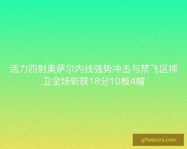 活力四射奥萨尔内线强势冲击与禁飞区捍卫全场斩获18分10板4帽